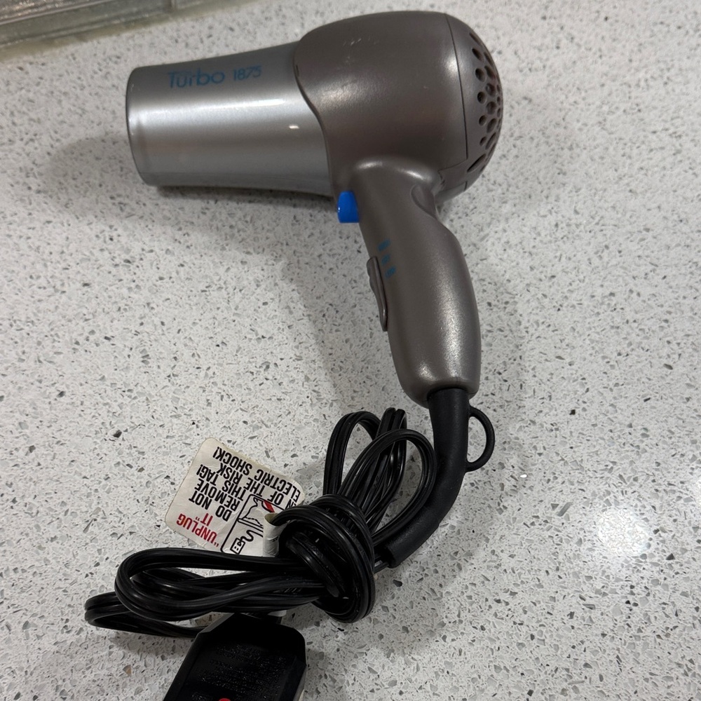 1875 Silver Hair Dryer